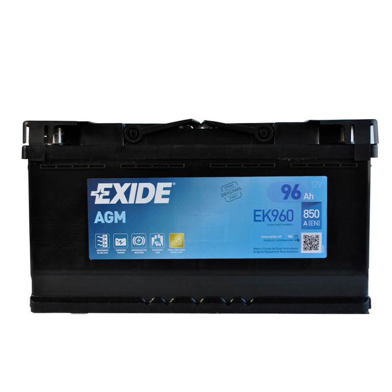 Автомобільний акумулятор EXIDE Start-Stop AGM (EK960)